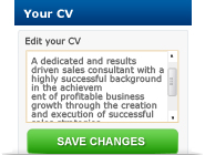Edit Your CV